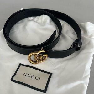 Gucci GG Marmont Thin Belt - Size 85